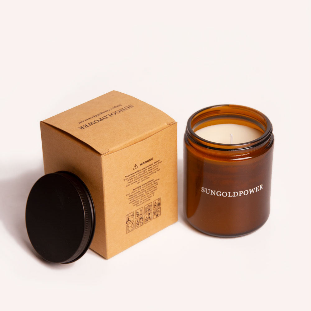 Lavender Fragrance Aromatherapy Scented Candle Smokeless 185g