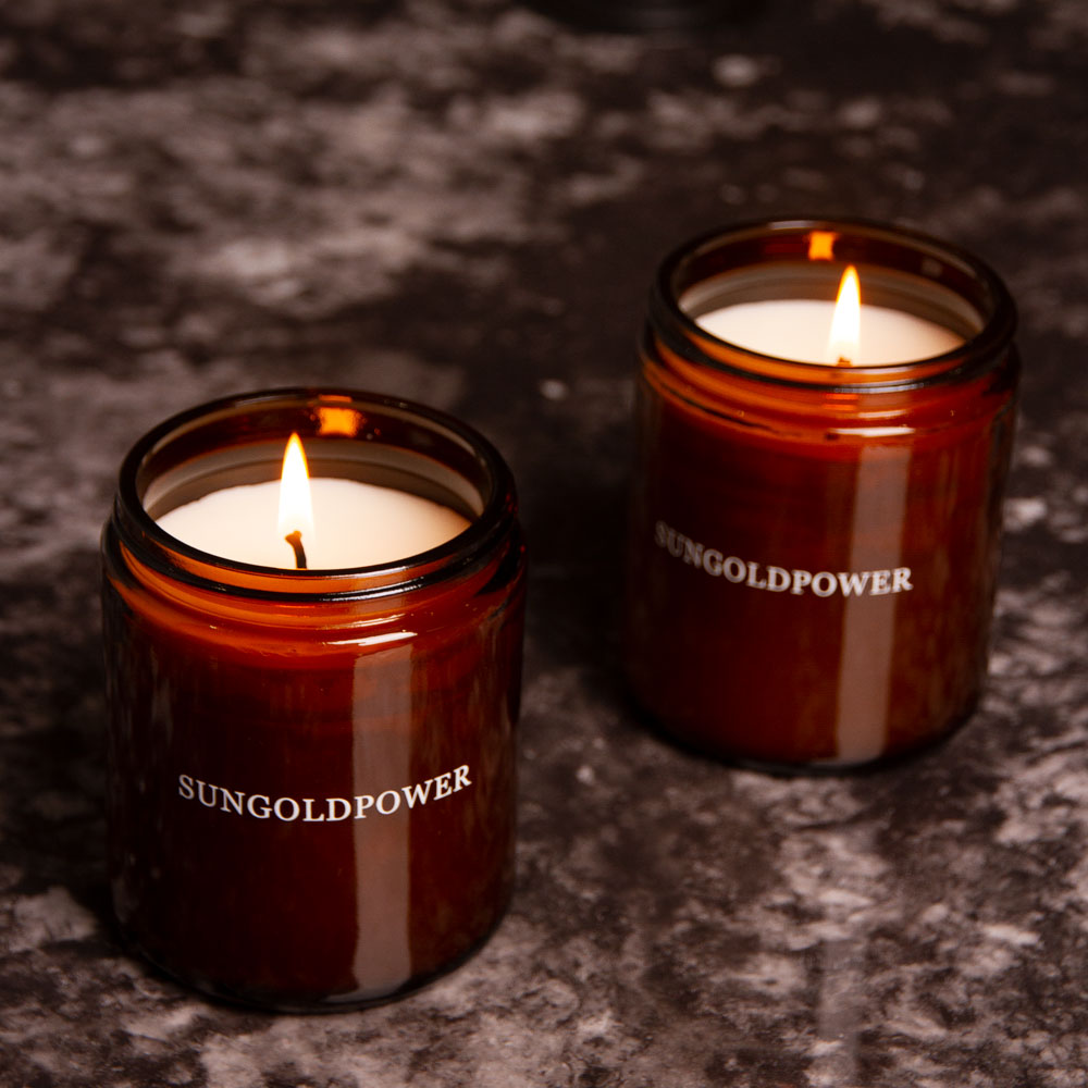 Lavender Fragrance Aromatherapy Scented Candle Smokeless 185g