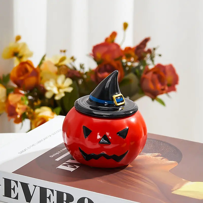 Halloween Party Decorations Pumpkin Candle Lavender Fragrance Scented Candle