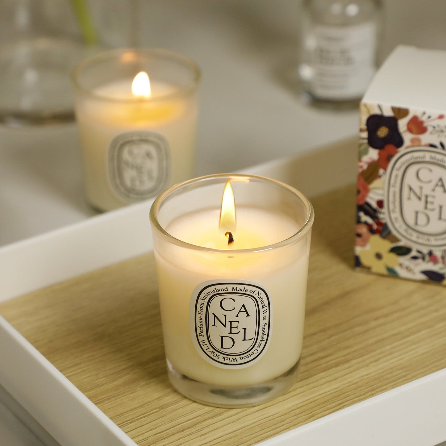 Soy Scented Candle in Glass Jar 50g