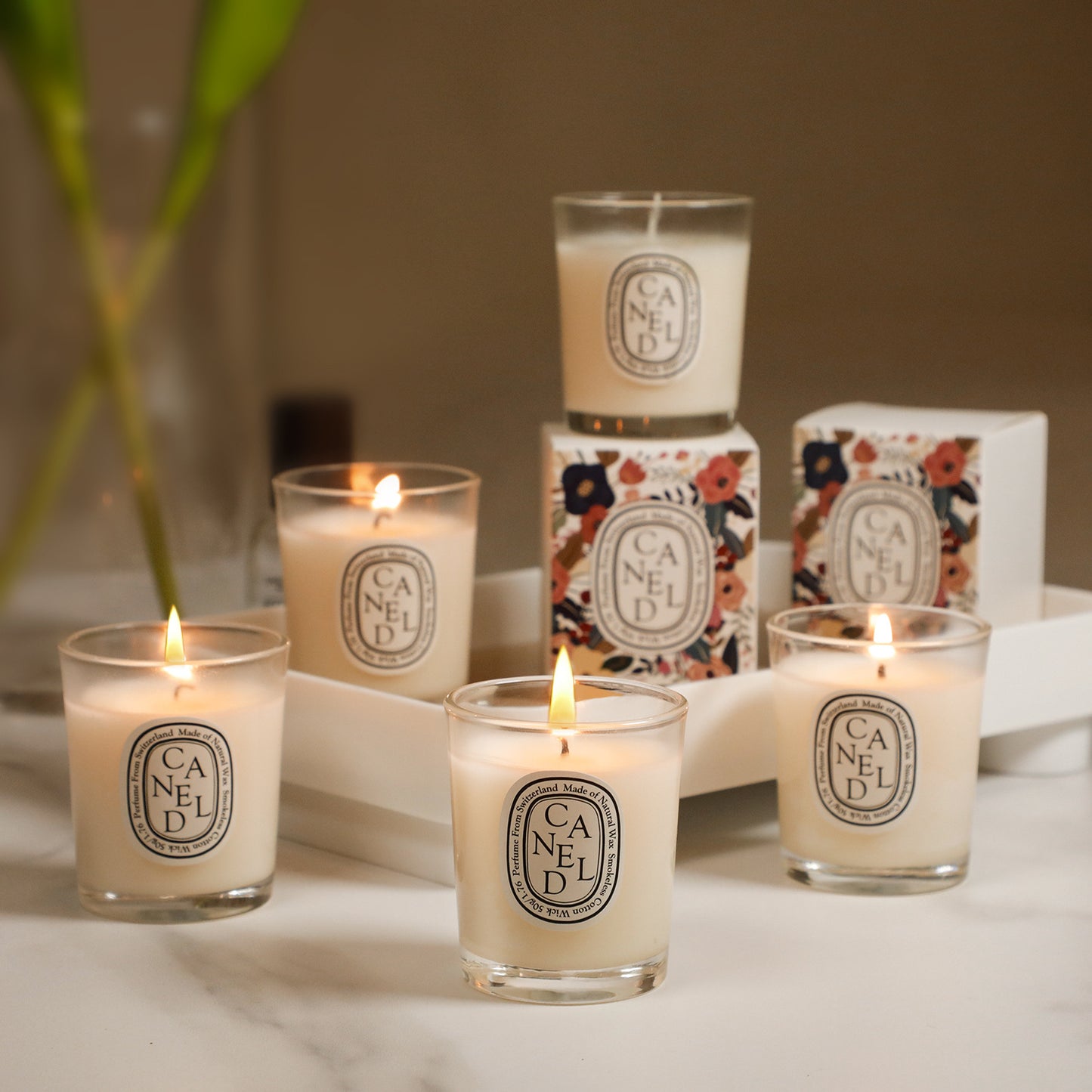 Soy Scented Candle in Glass Jar 50g